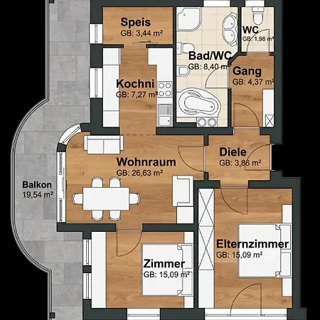 Gruenwaldhof, Gaestehaus